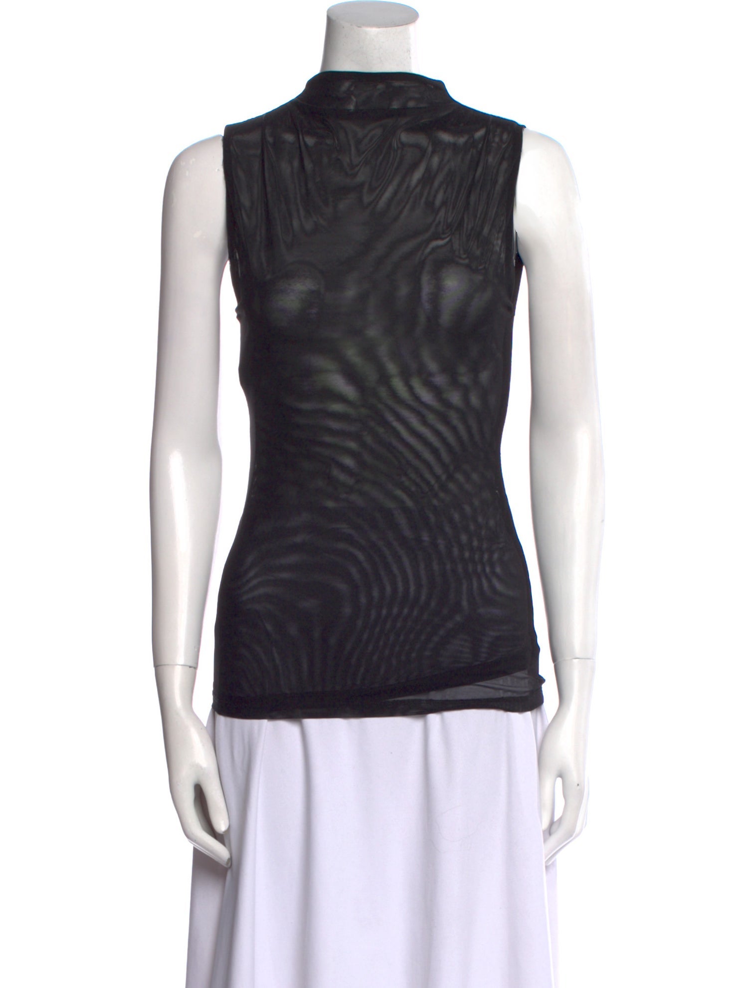 SIR. Mock Neck Sleeveless Top