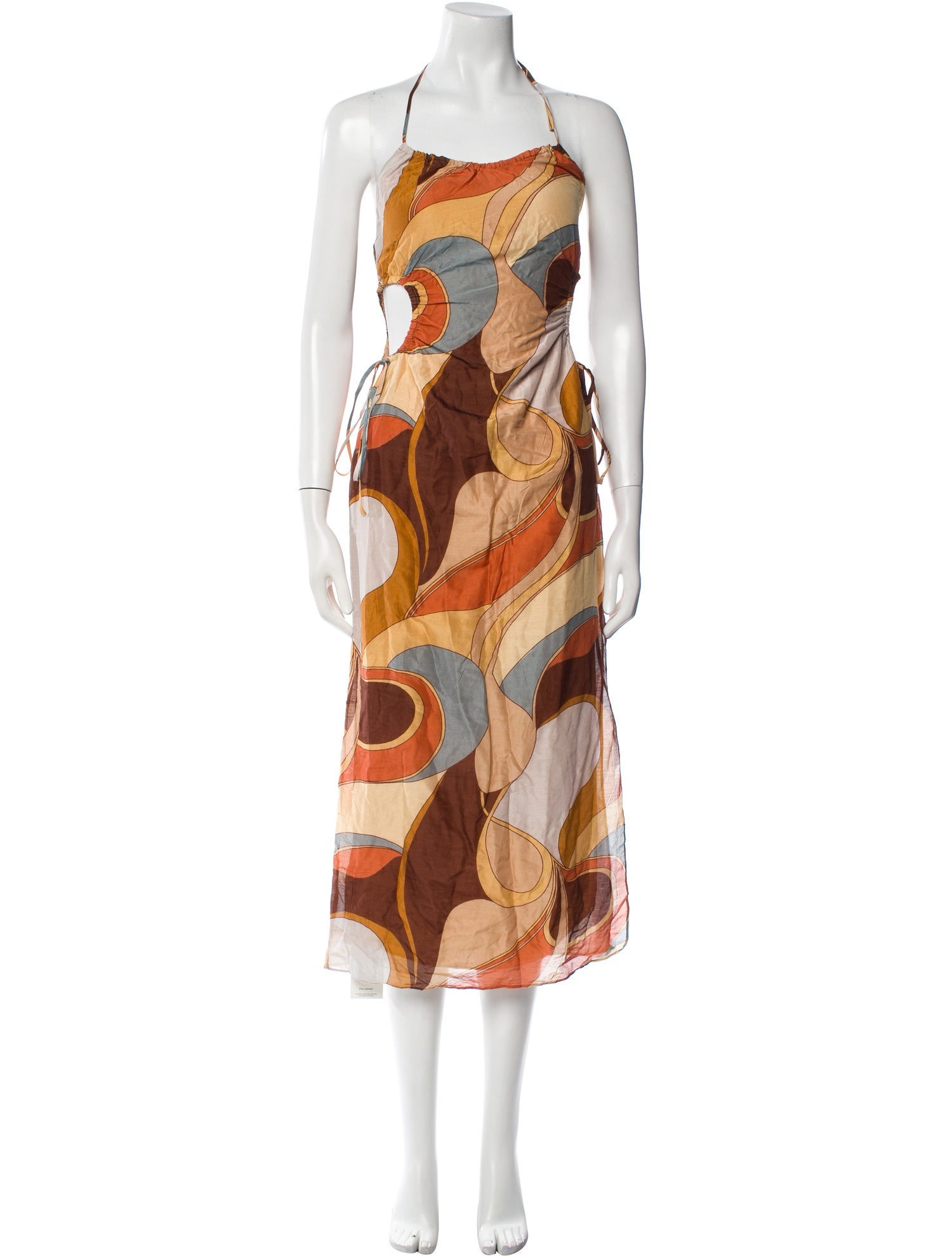 SIR. Printed Midi Length Dress