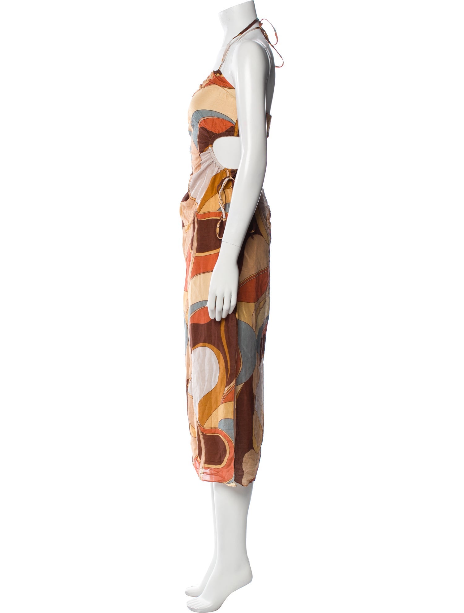SIR. Printed Midi Length Dress
