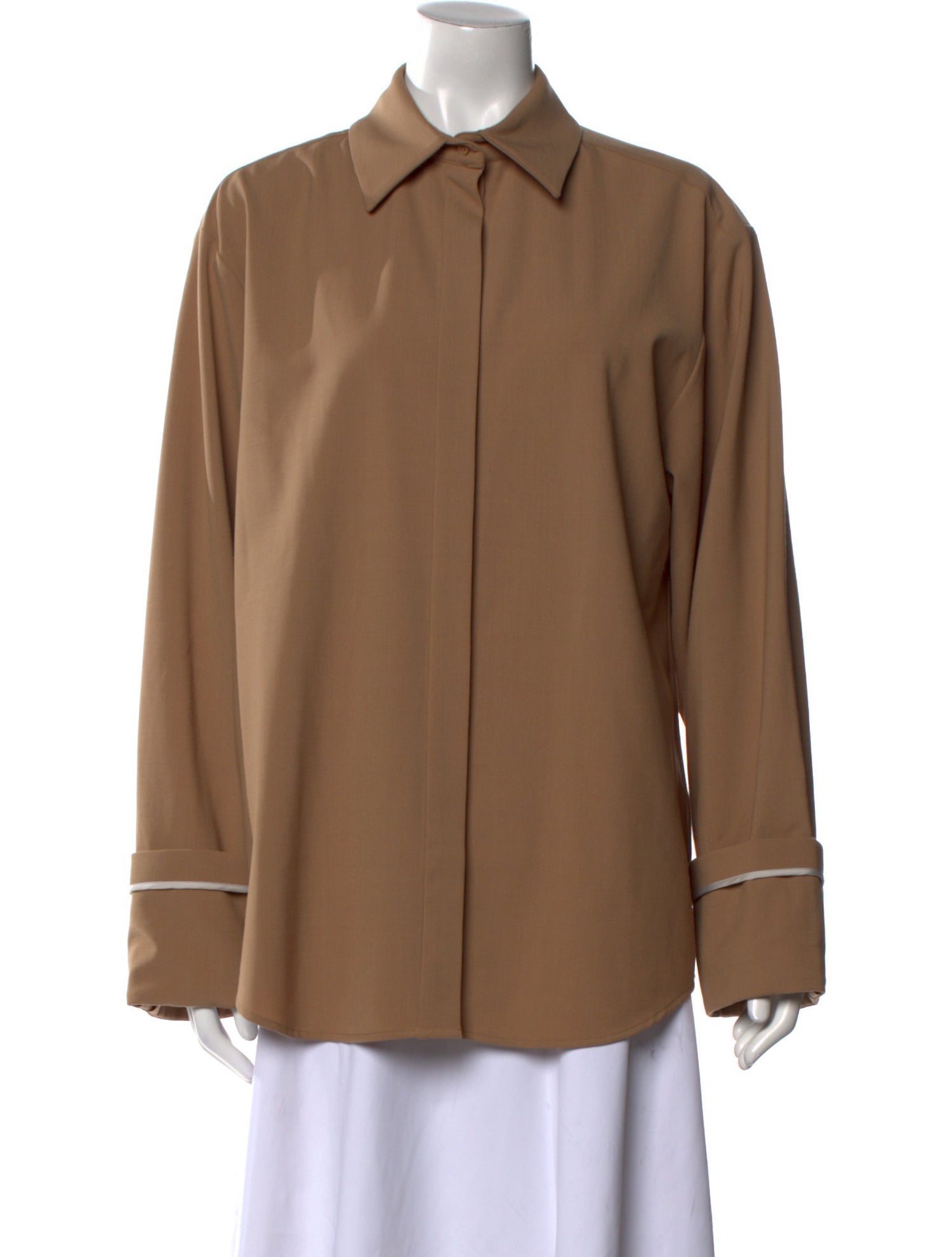 SIR. Long Sleeve Button-Up Top