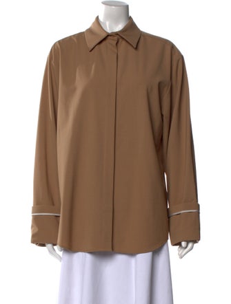 SIR. Long Sleeve Button-Up Top