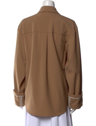 SIR. Long Sleeve Button-Up Top