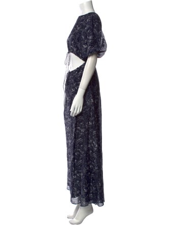 SIR. Floral Print Long Dress