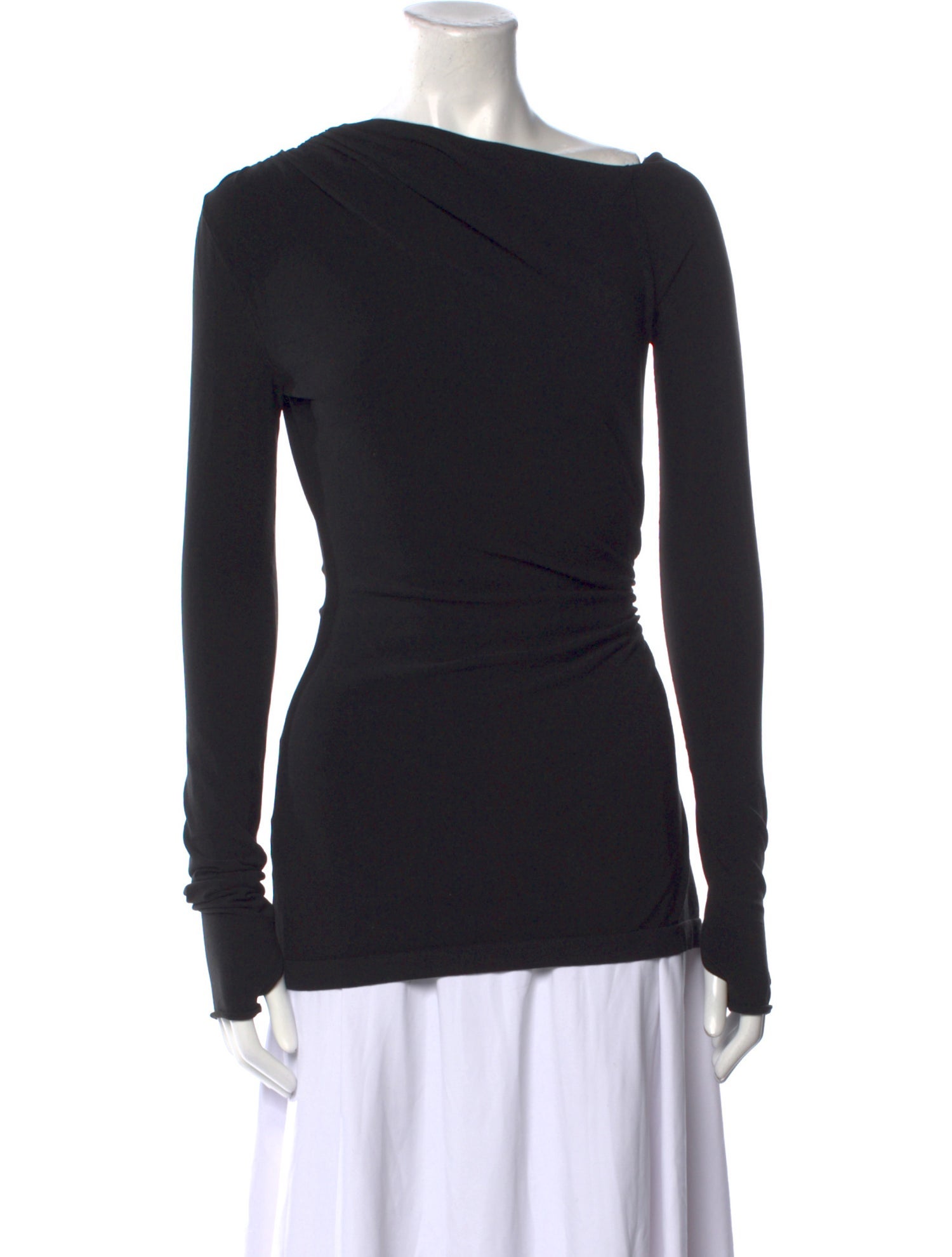 SIR. Nylon Cowl Neck Top