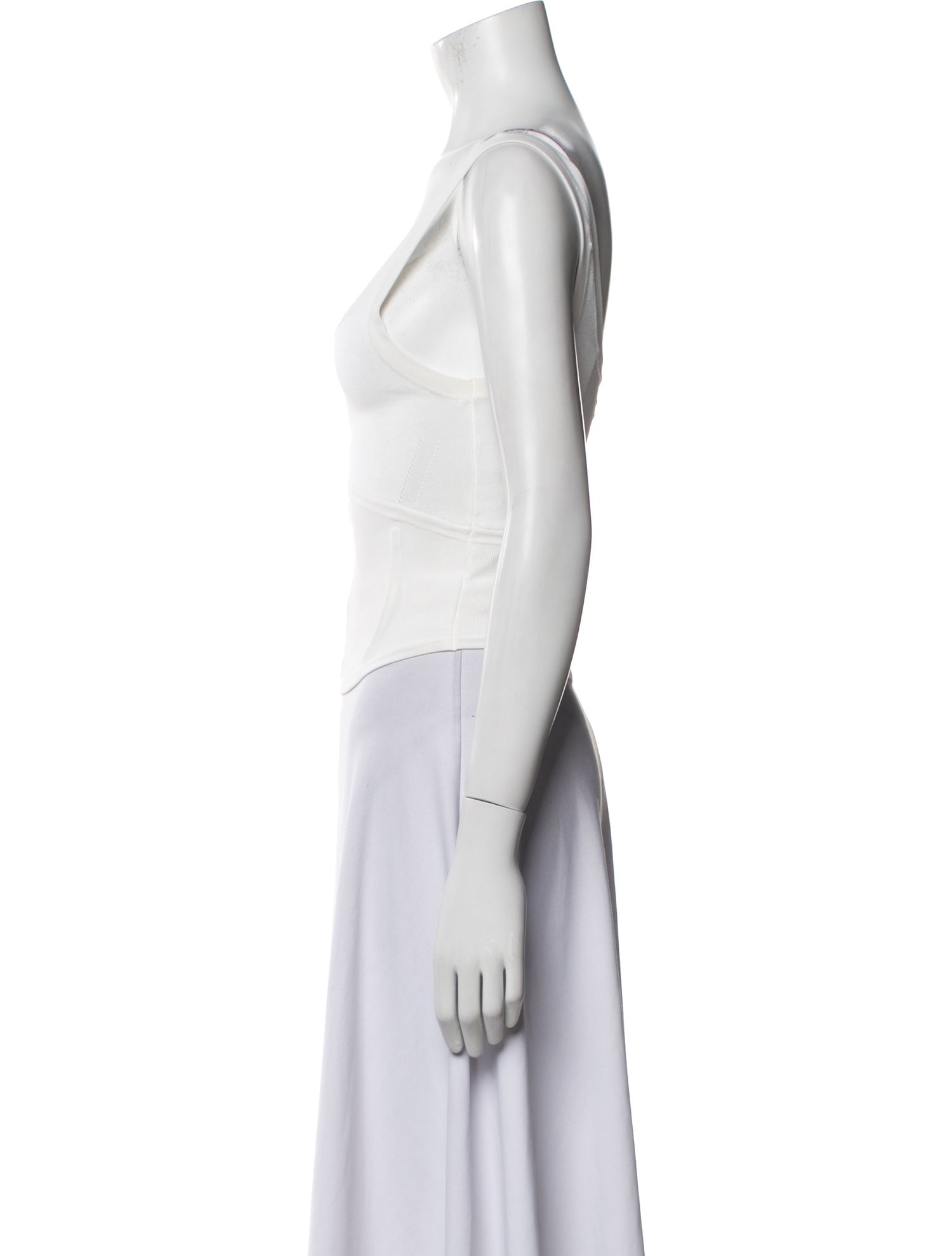 SIR. Scoop Neck Sleeveless Crop Top