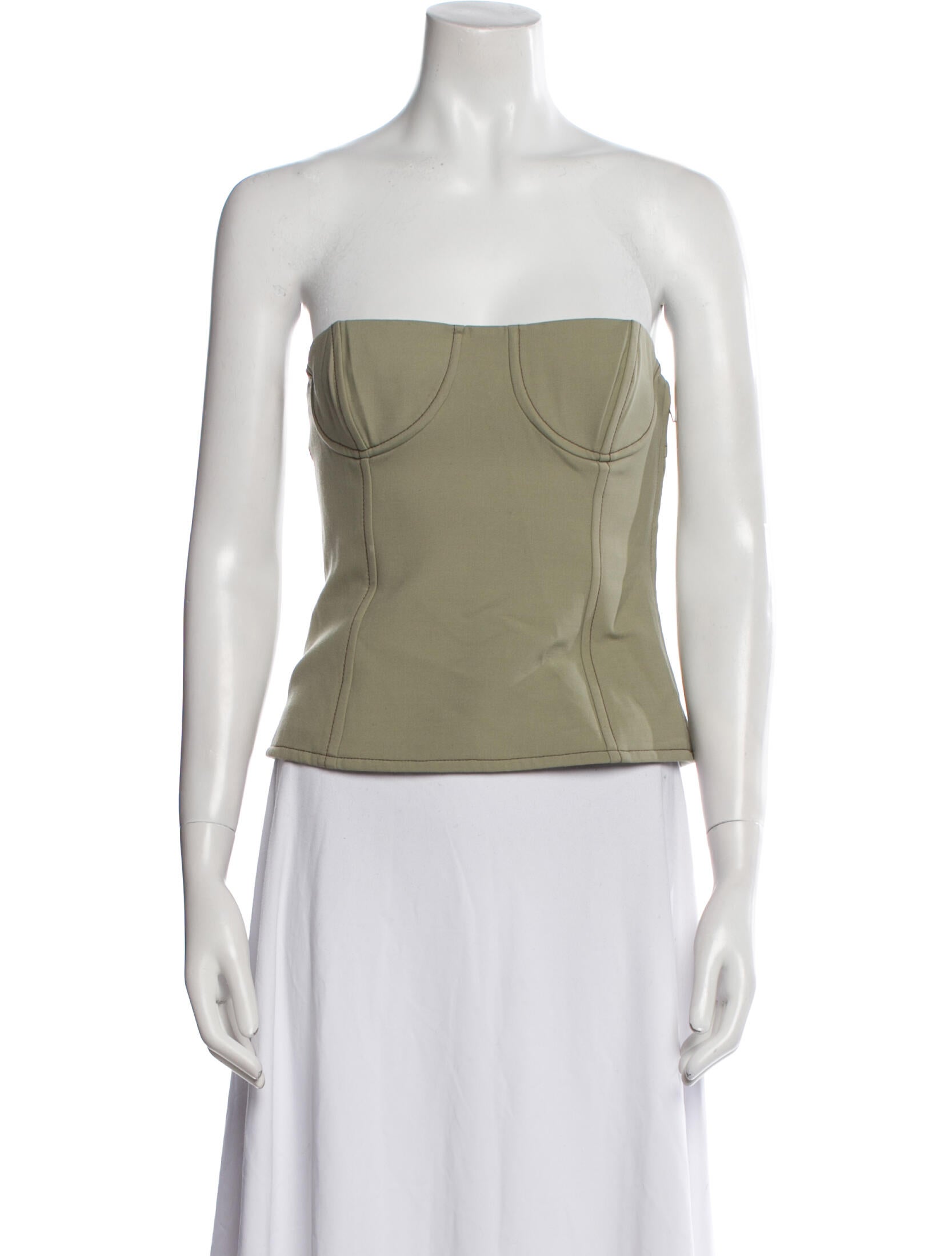 SIR. Strapless Crop Top