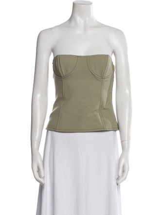 SIR. Strapless Crop Top