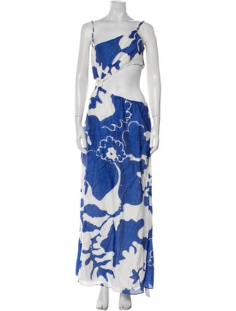 SIR. Floral Print Long Dress