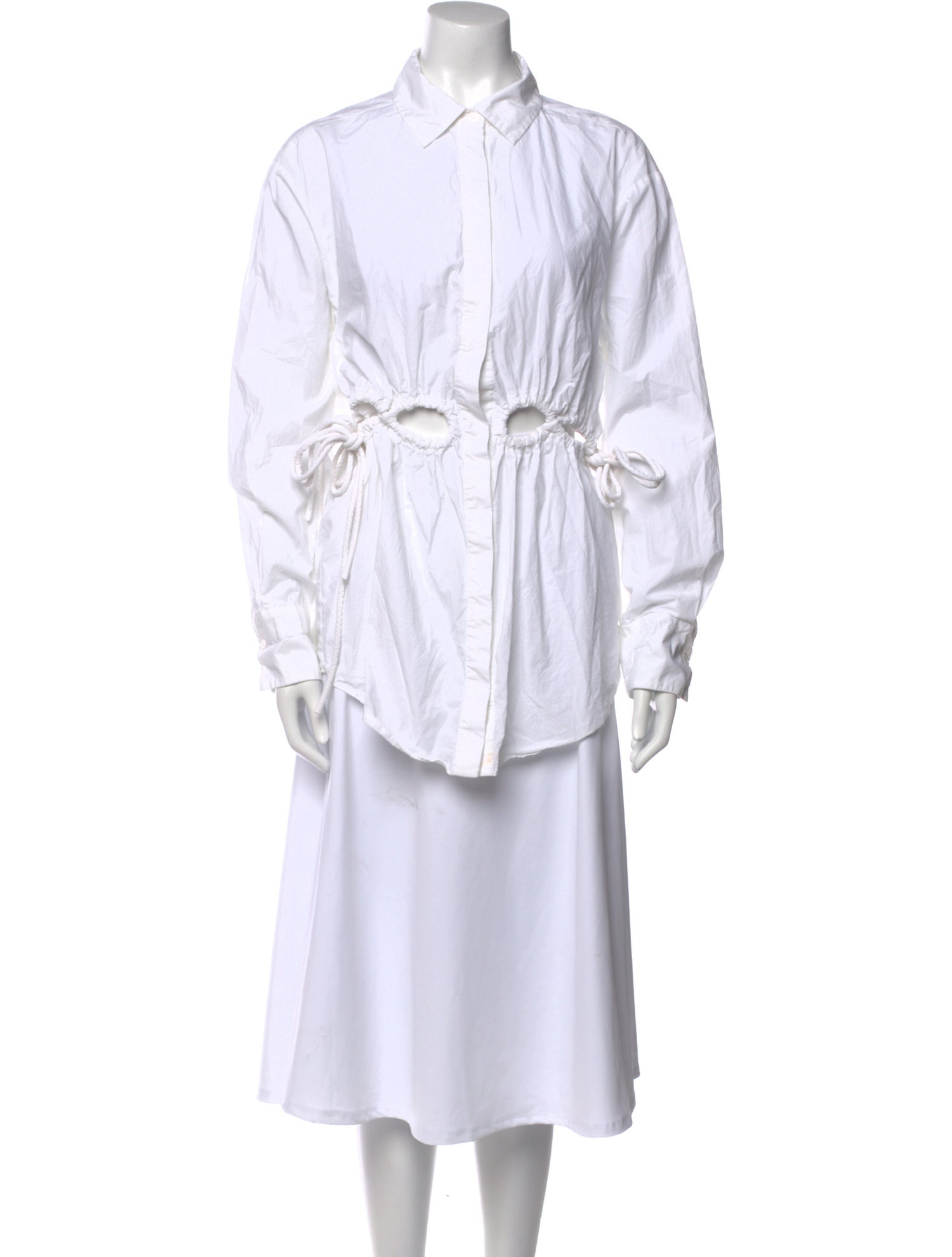 SIR. Long Sleeve Button-Up Top