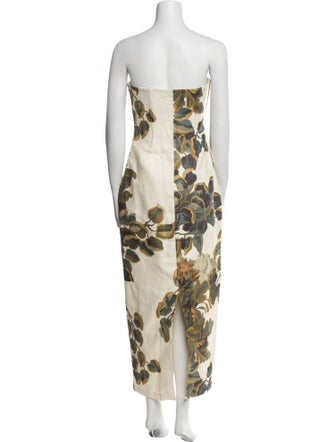 SIR. Linen Midi Length Dress