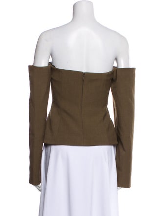 SIR. Off-The-Shoulder Long Sleeve Top