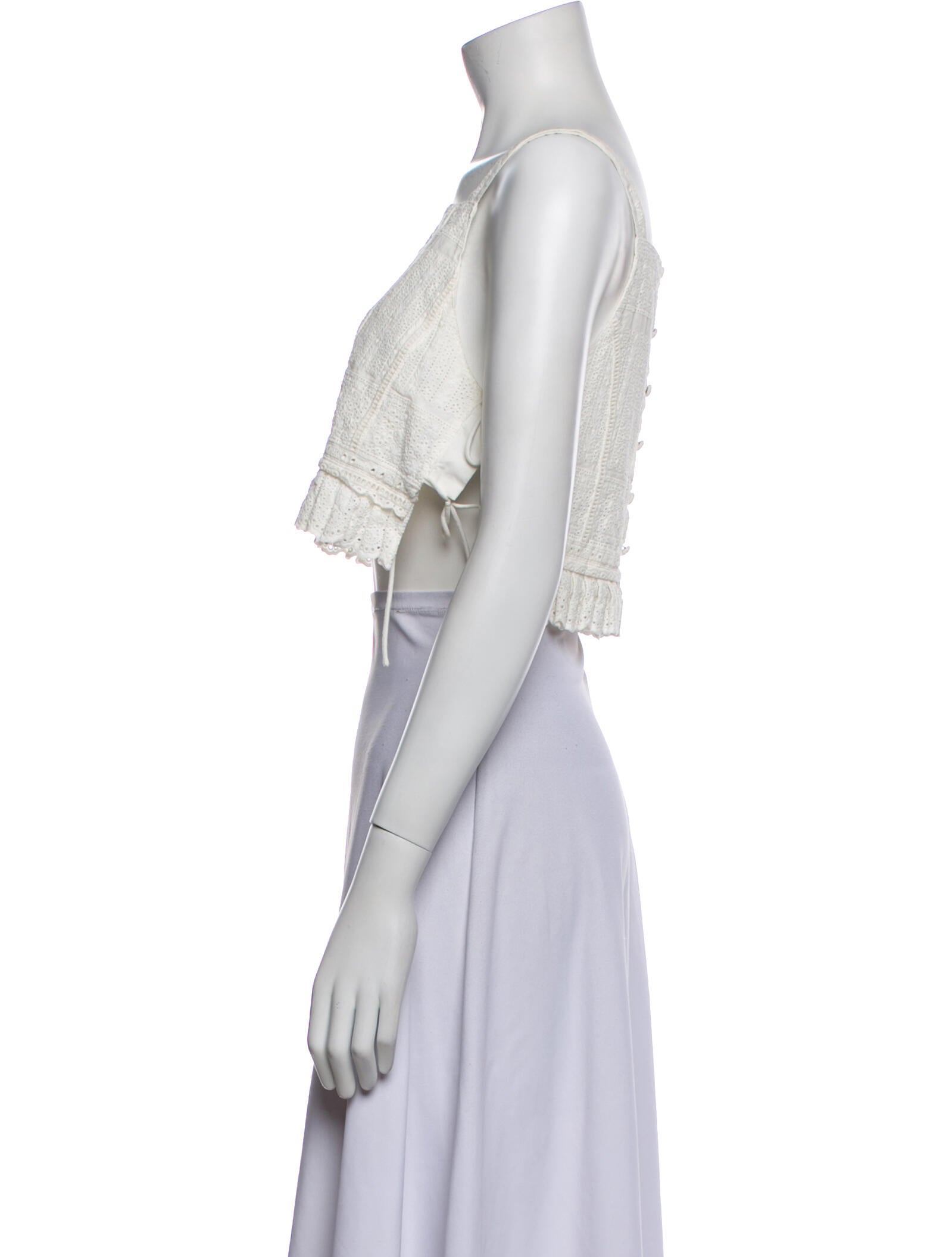 SIR. Square Neckline Sleeveless Crop Top