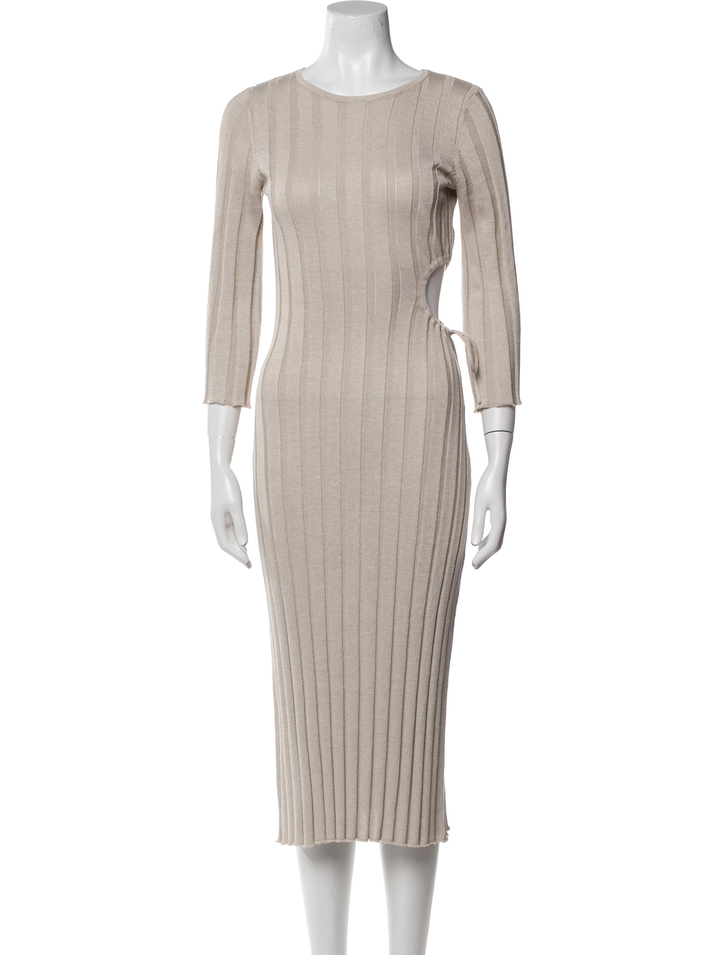 SIR. Striped Midi Length Dress