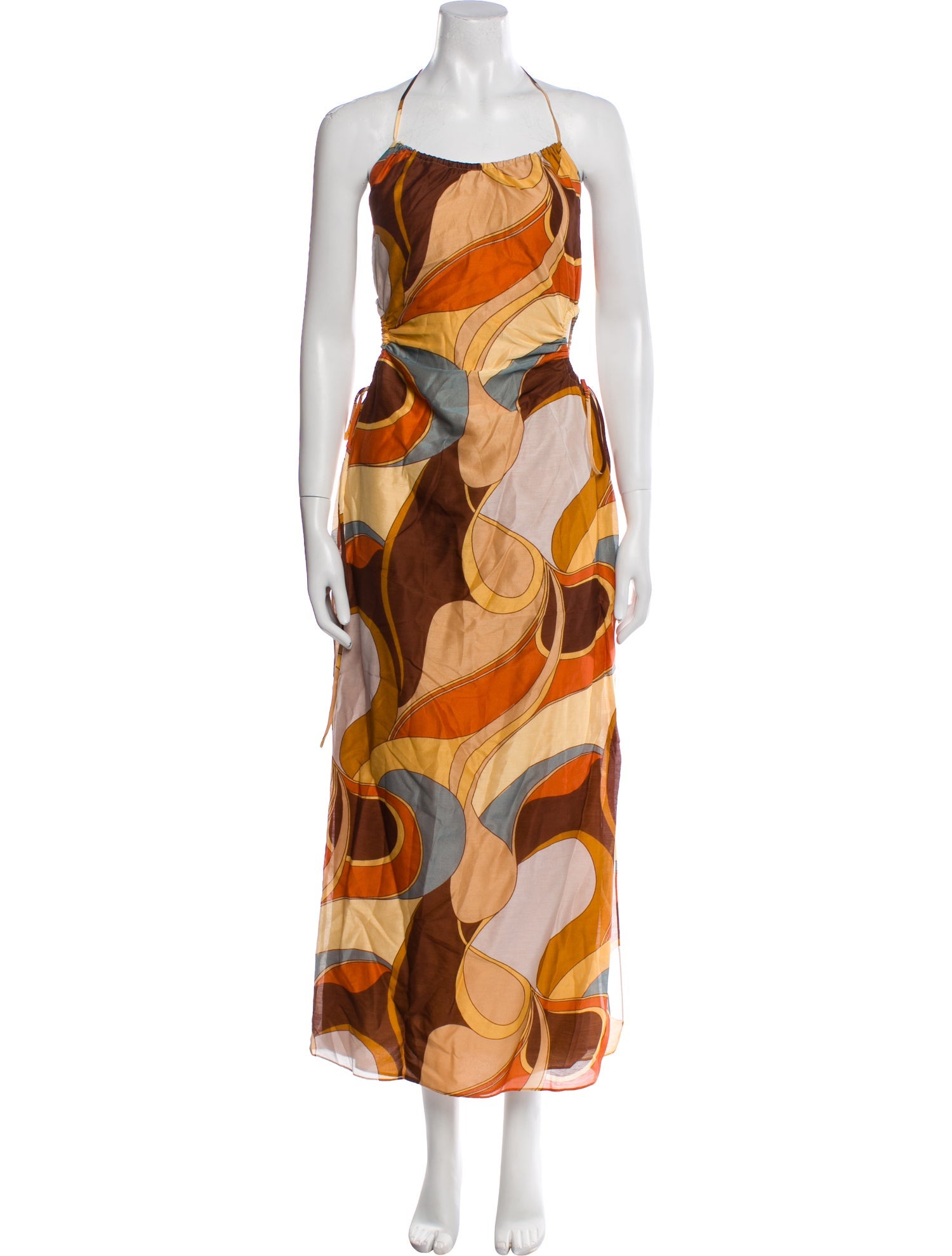 SIR. Printed Midi Length Dress