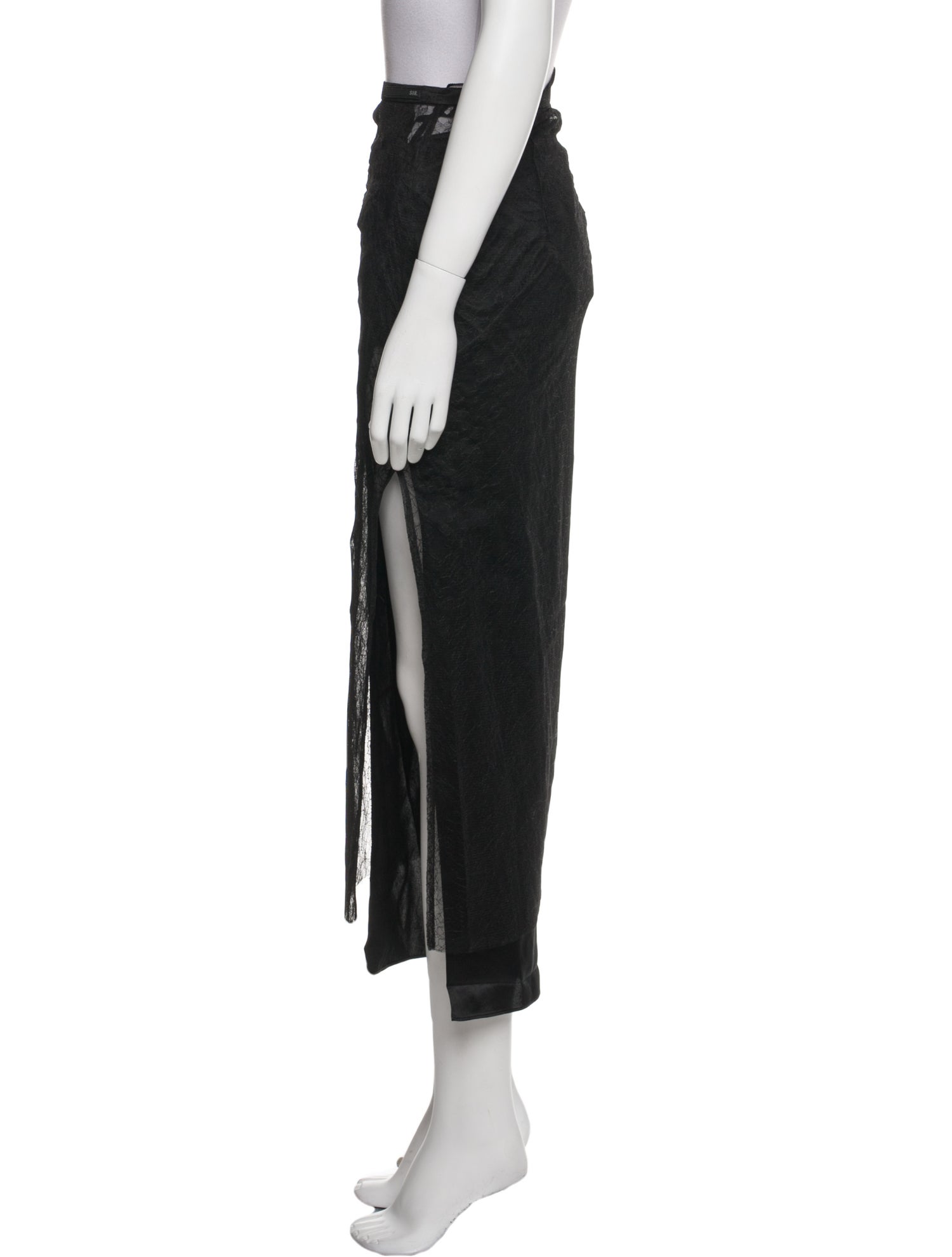 SIR. Silk Midi Length Skirt