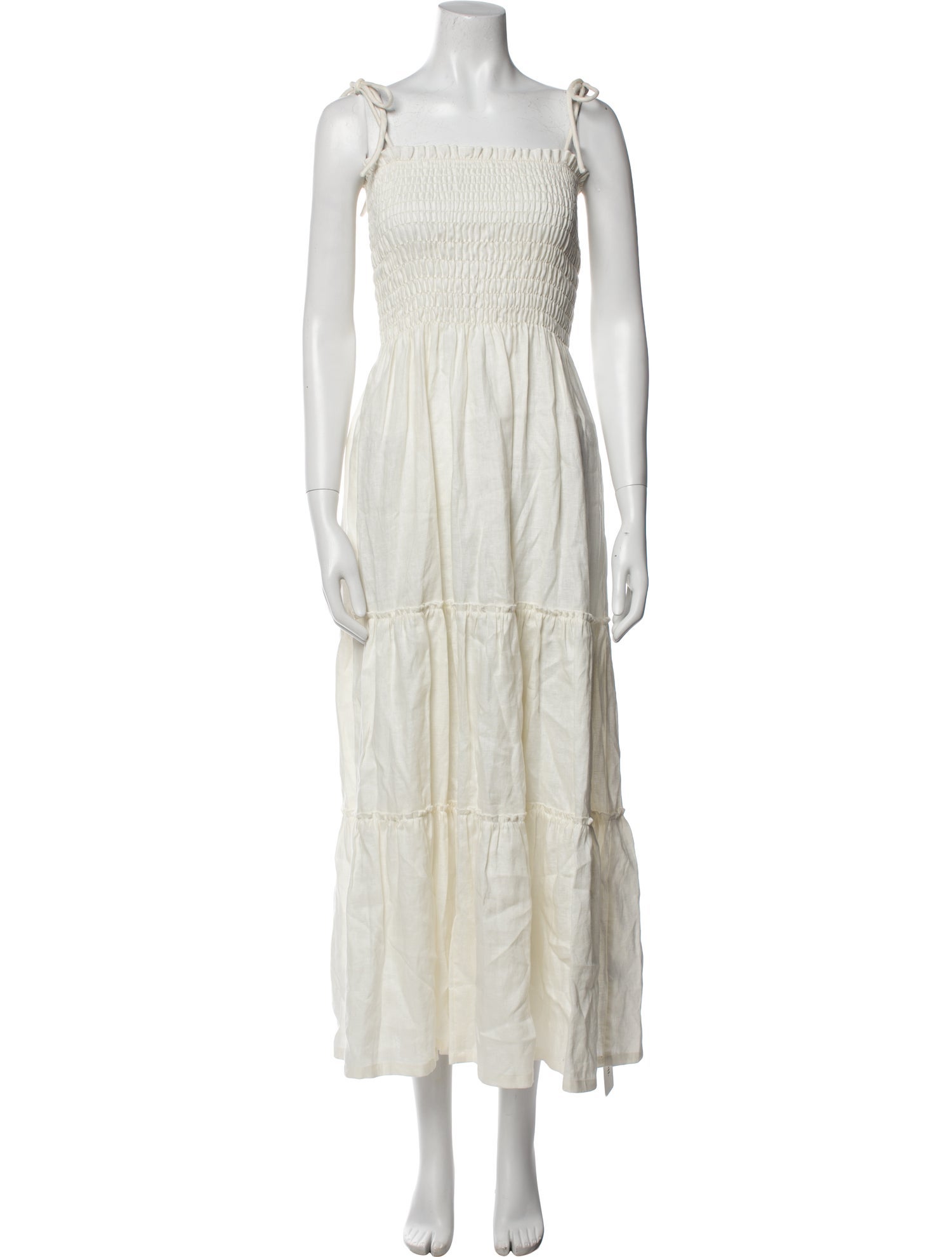 SIR. Linen Midi Length Dress