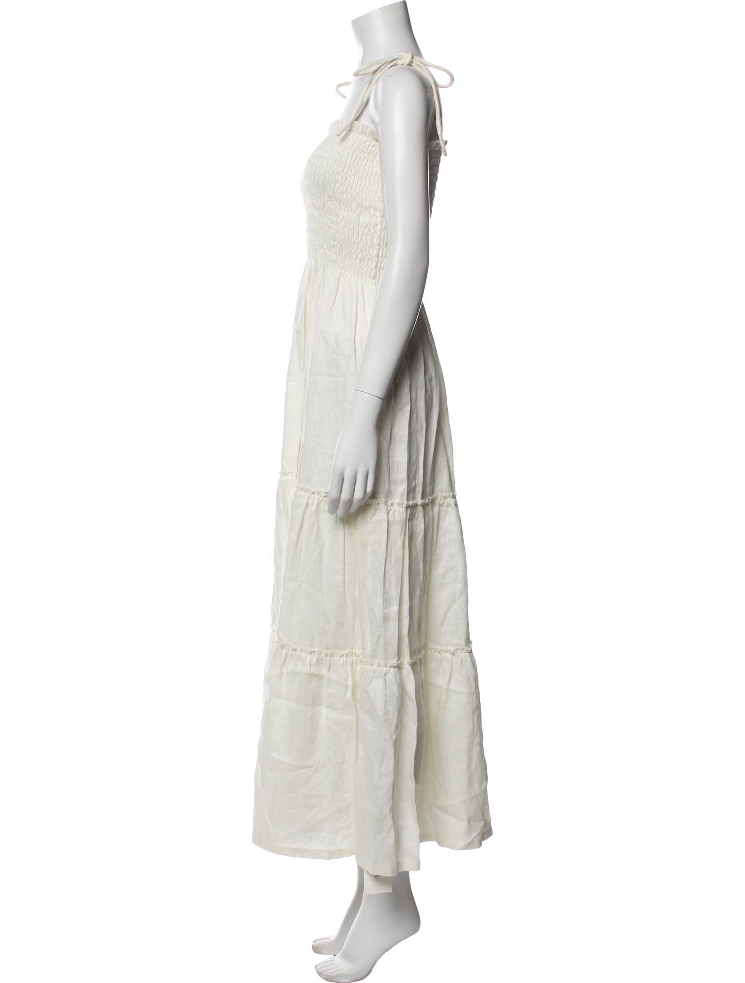SIR. Linen Midi Length Dress