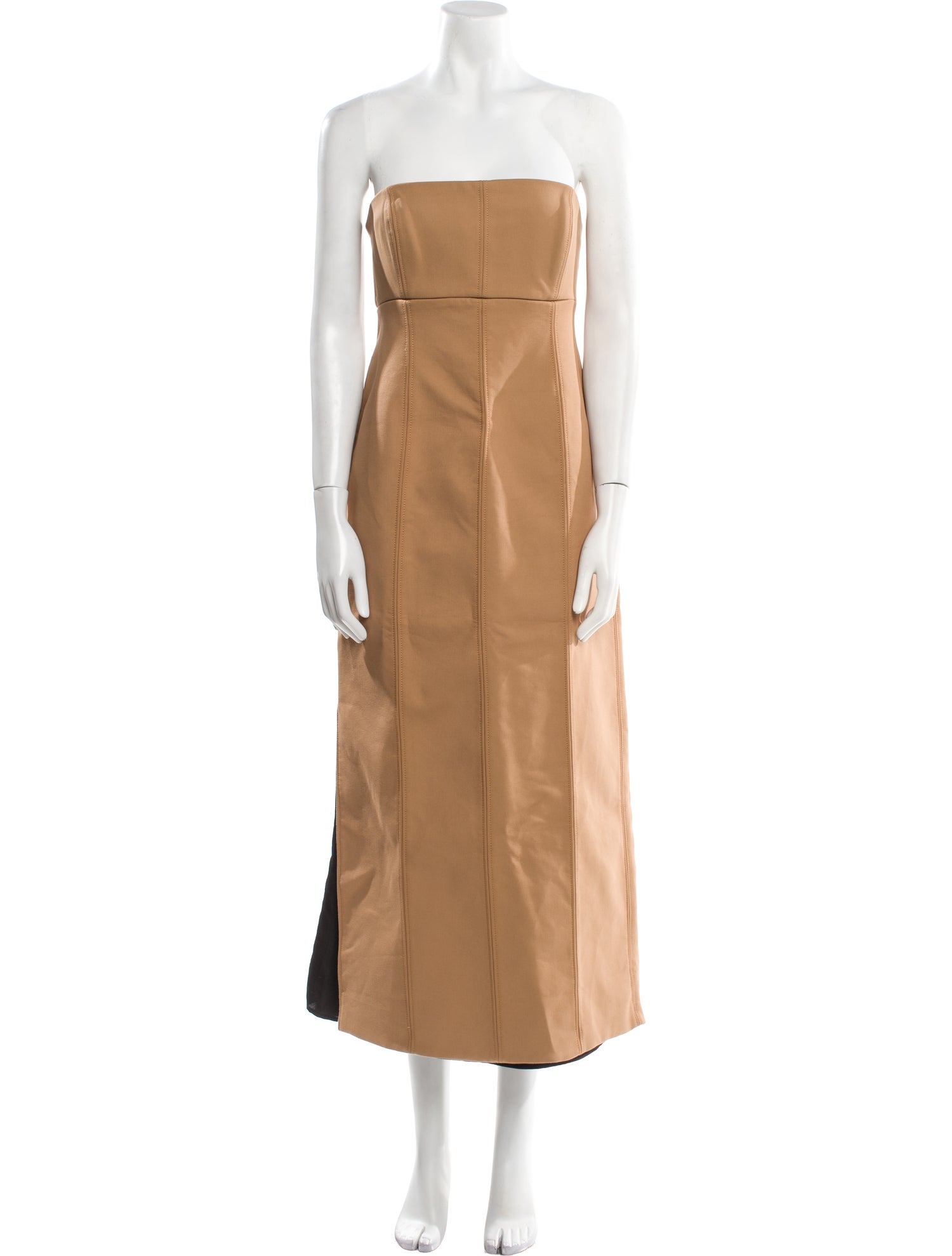 SIR. Strapless Midi Length Dress