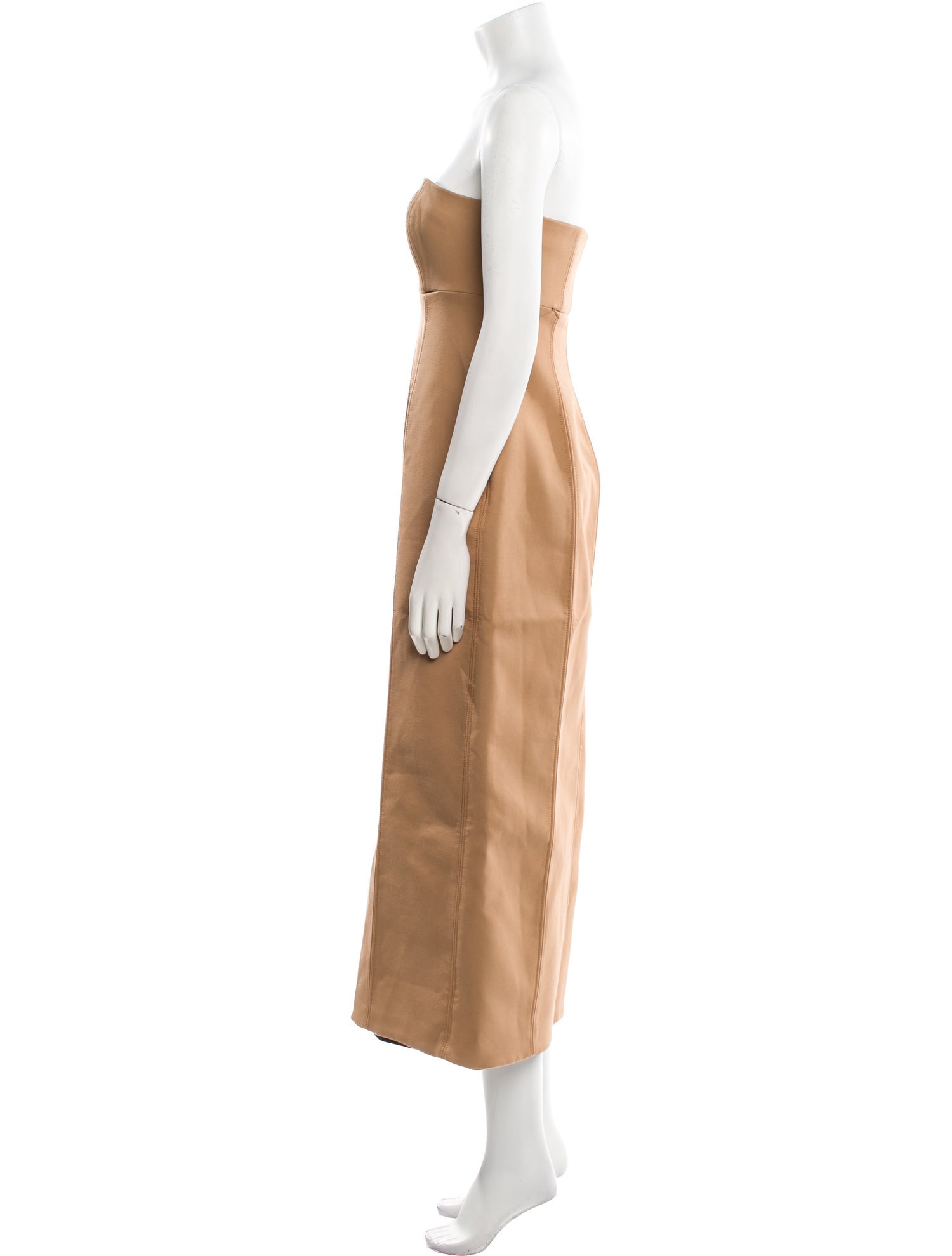 SIR. Strapless Midi Length Dress