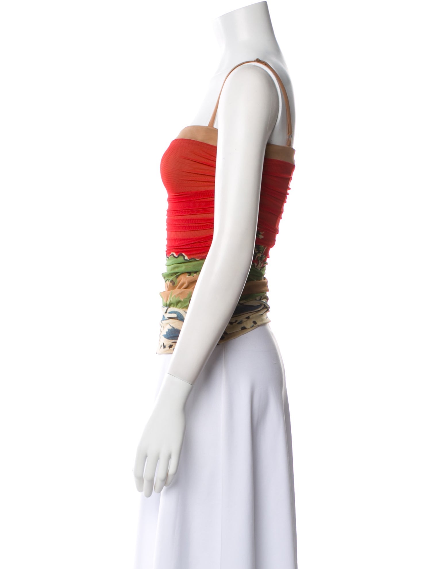 SIR. Printed Square Neckline Crop Top w/ Tags