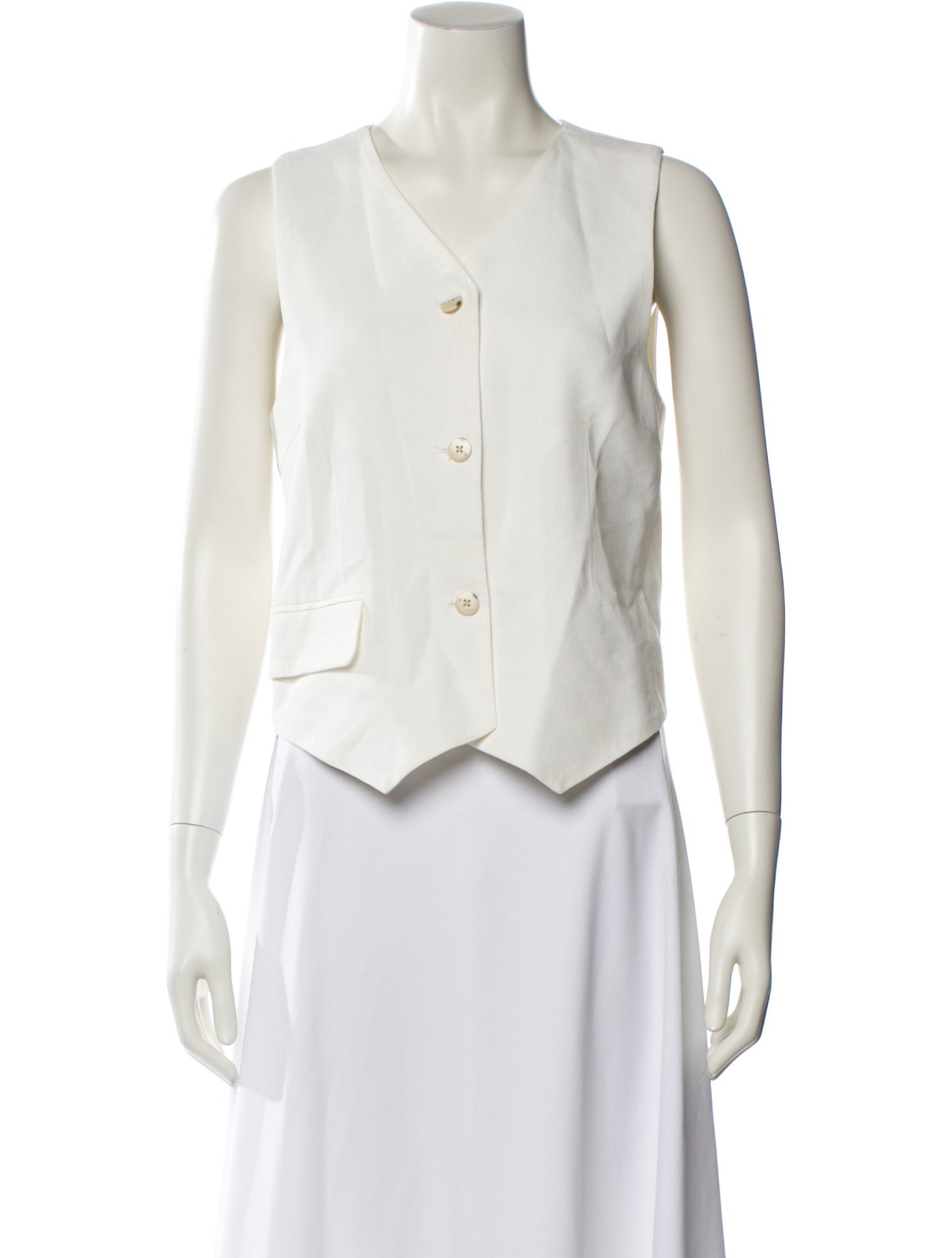 SIR. V-Neck Sleeveless Crop Top