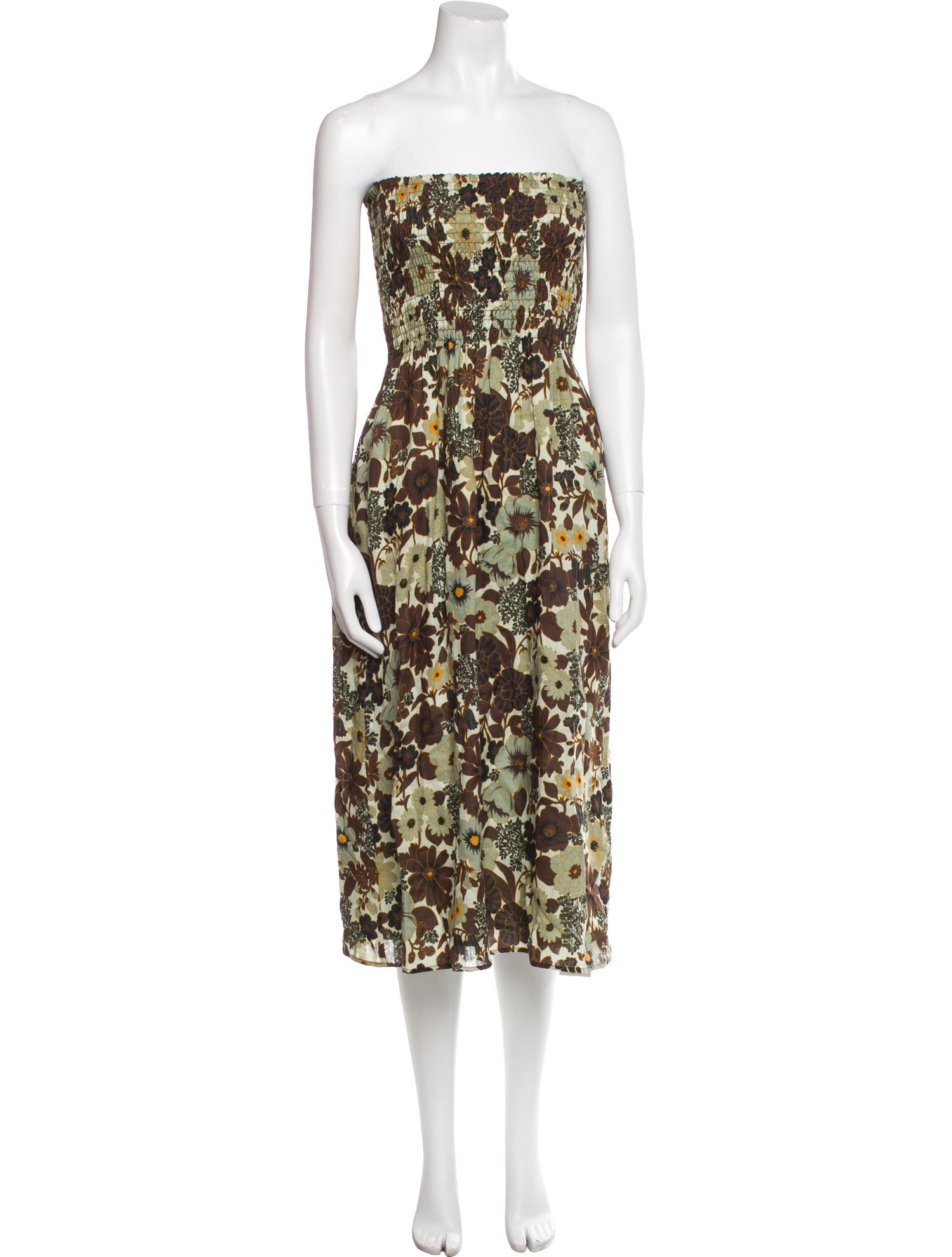 SIR. Floral Print Knee-Length Dress