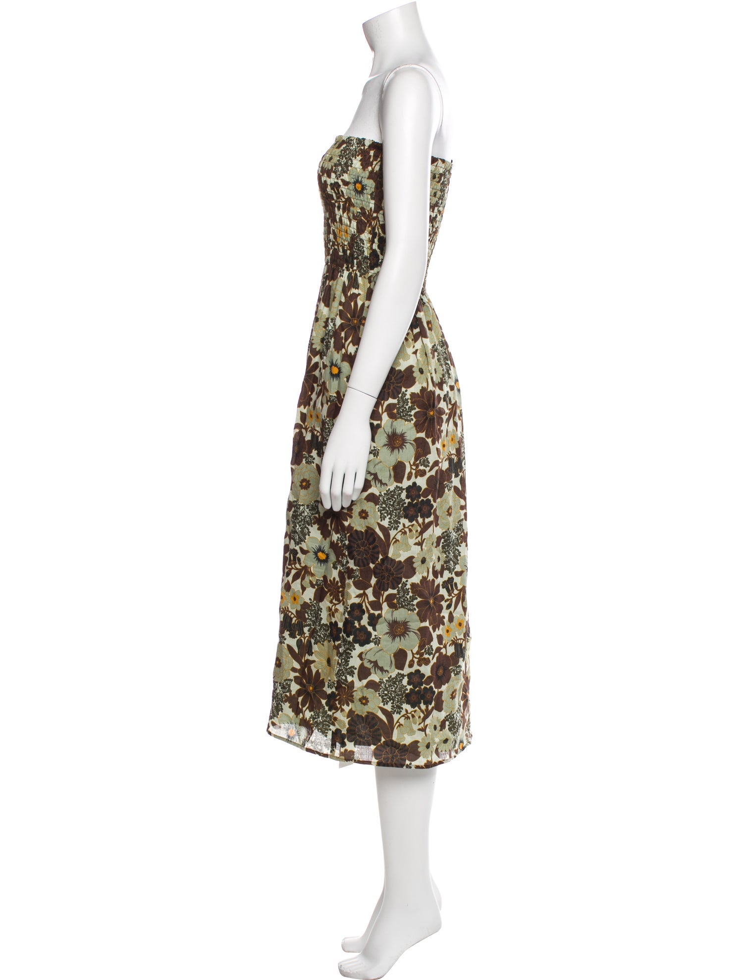 SIR. Floral Print Knee-Length Dress