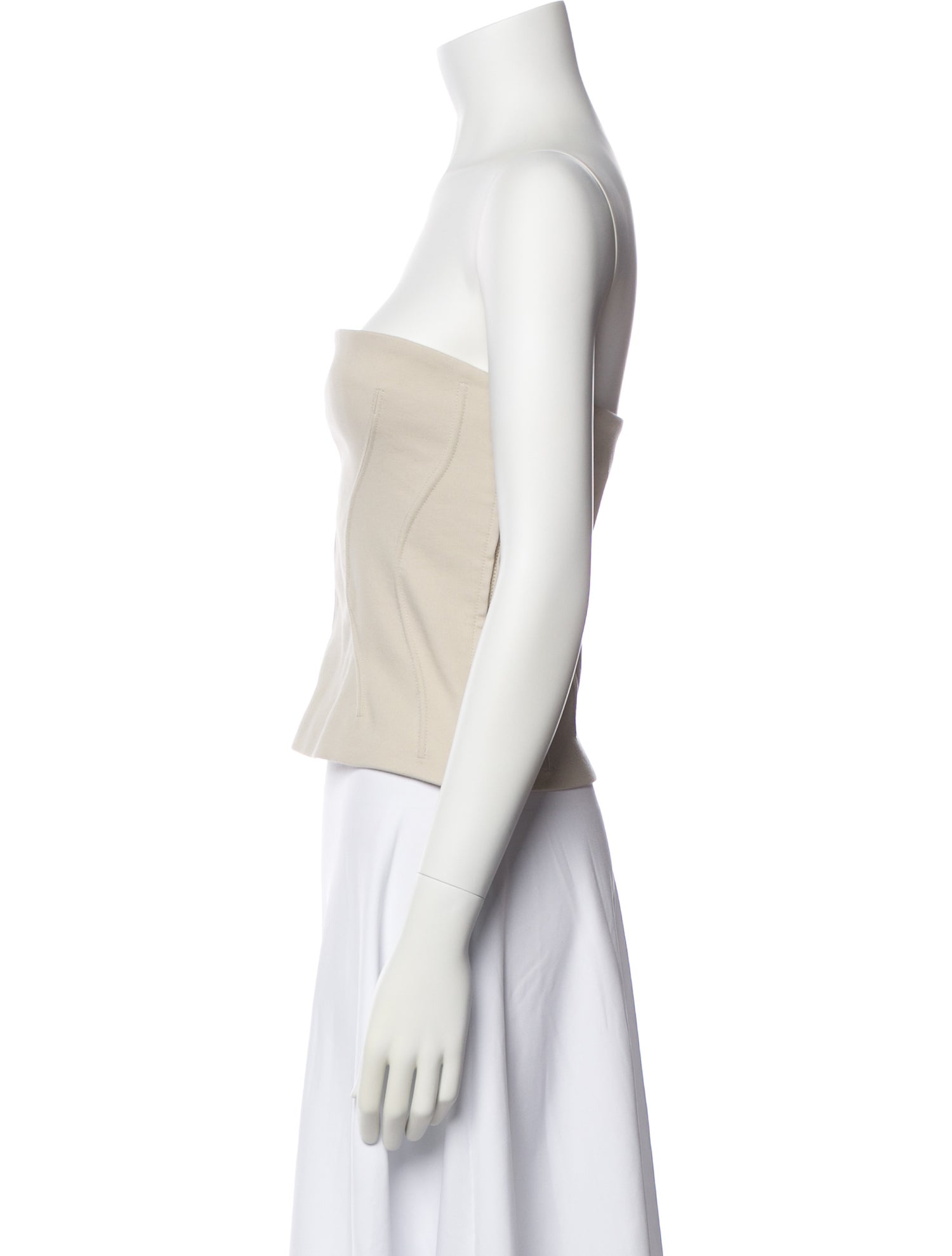 SIR. Strapless Crop Top