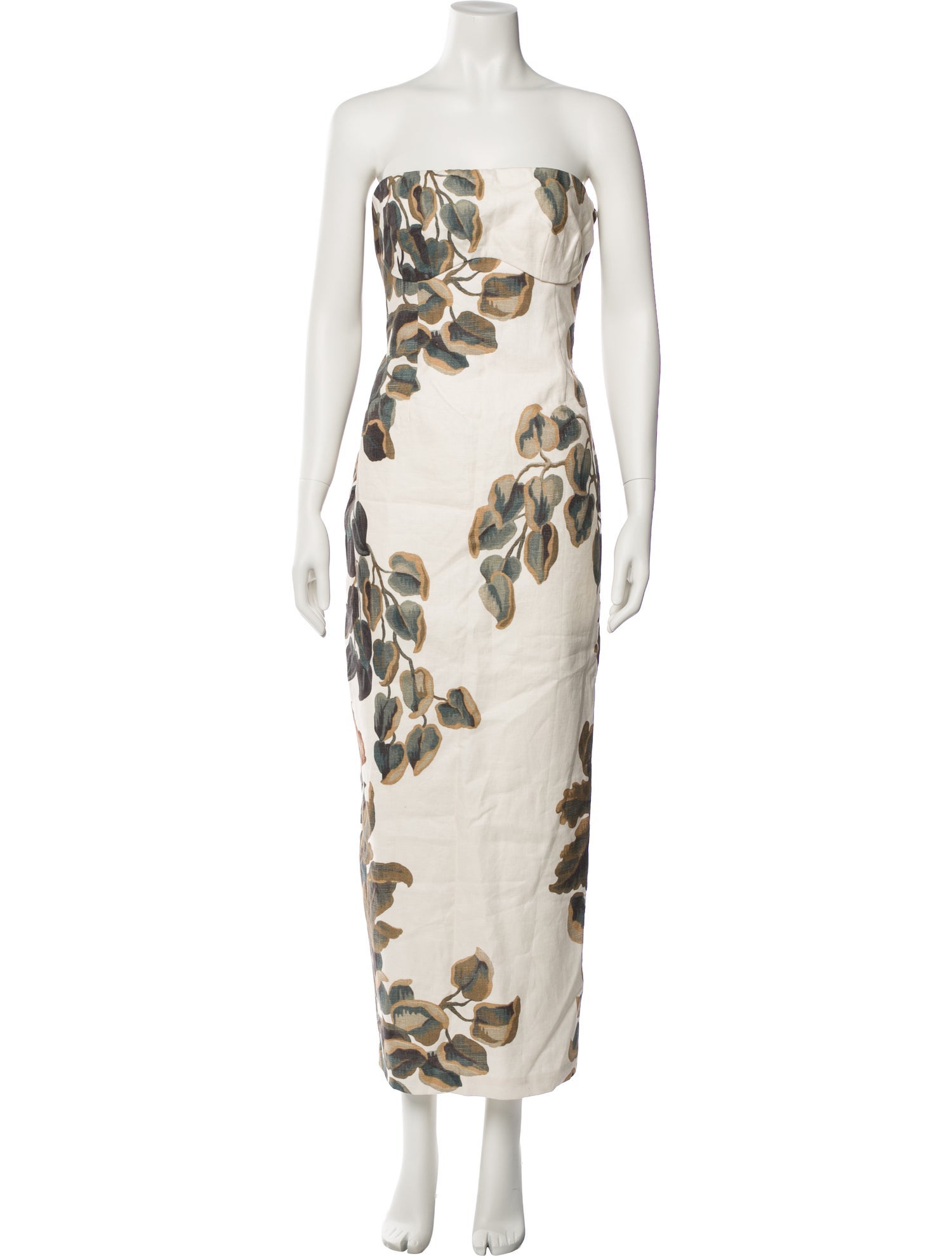 SIR. Linen Midi Length Dress