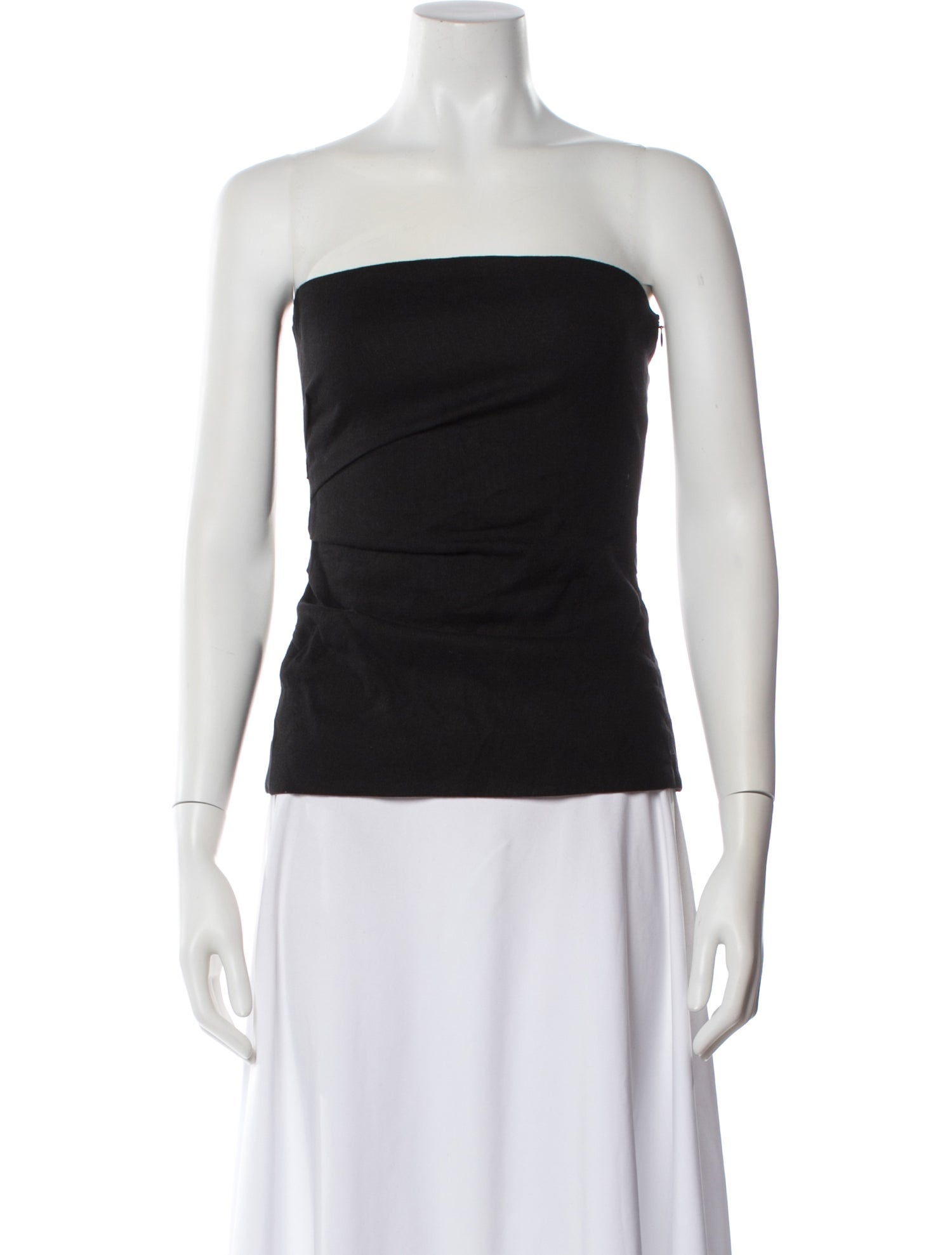 SIR. Linen Strapless Top