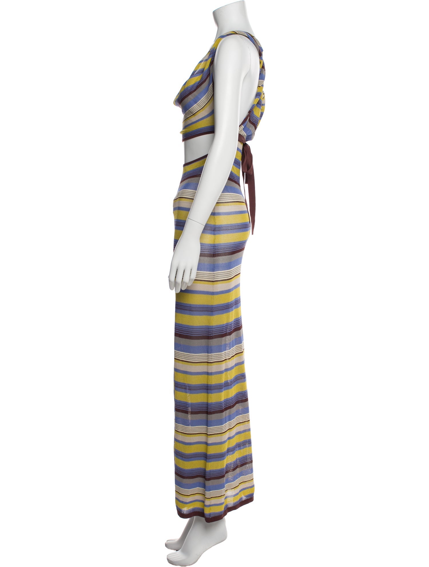 SIR. Striped Long Dress