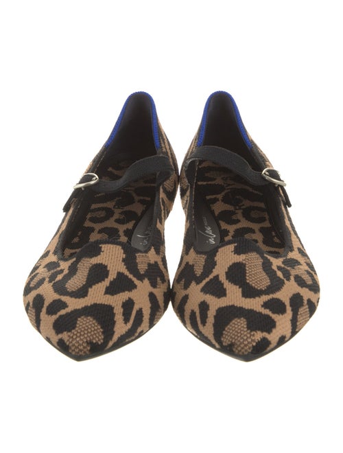 Rothy's Animal Print Mary Jane Flats