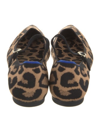 Rothy's Animal Print Mary Jane Flats