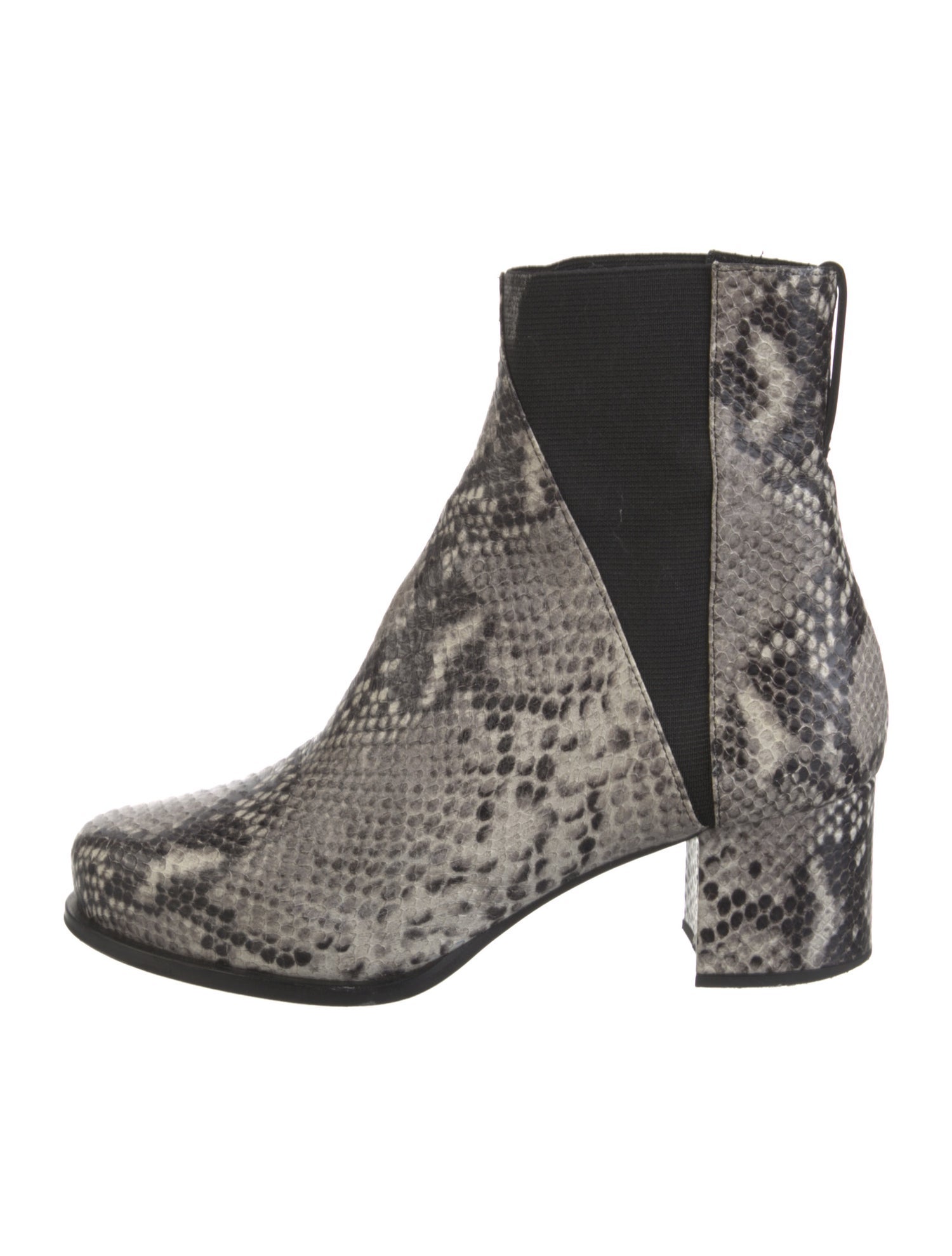 seven all around Snakeskin Animal Print Chelsea Boots