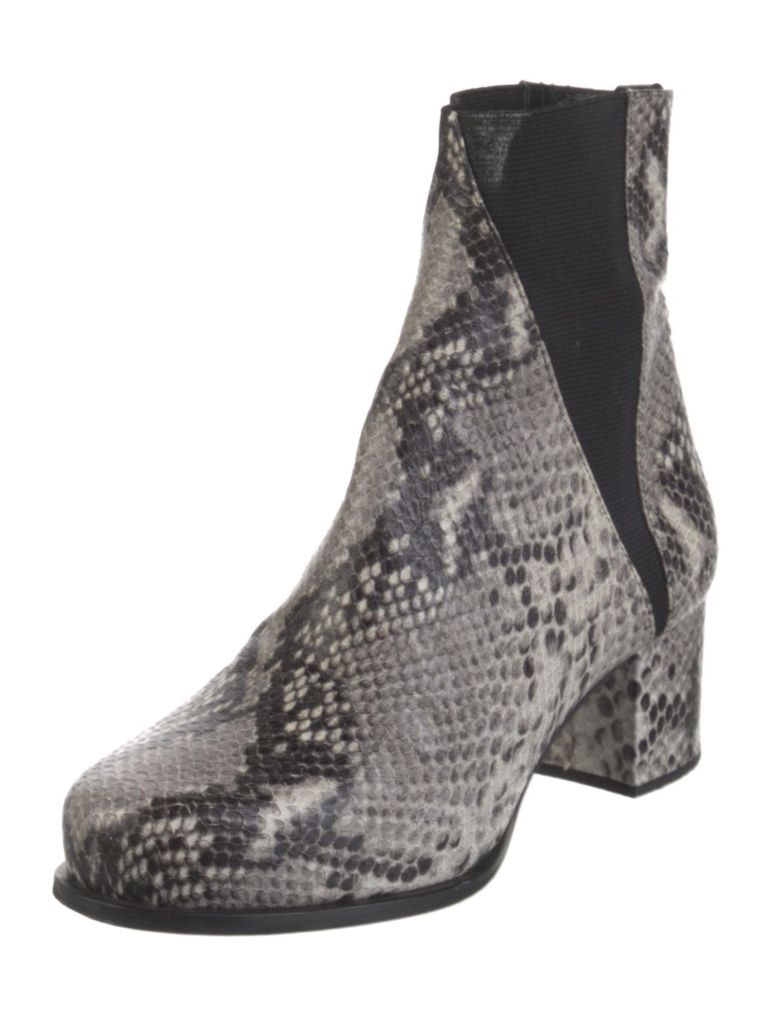 seven all around Snakeskin Animal Print Chelsea Boots