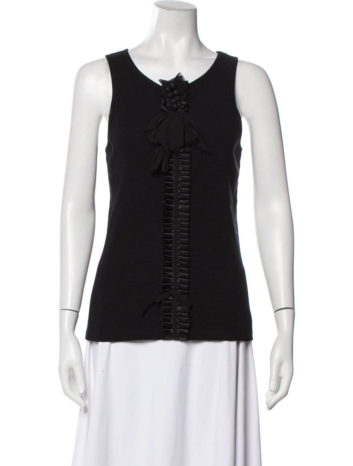 SoCa By St. John Scoop Neck Sleeveless Top