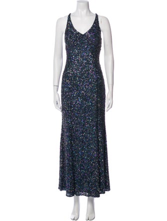 Serenede Silk Long Dress