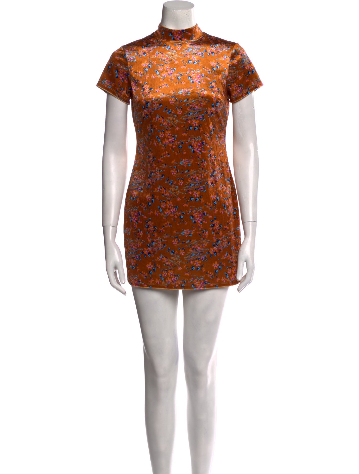 Savage Fenty Floral Print Mini Dress