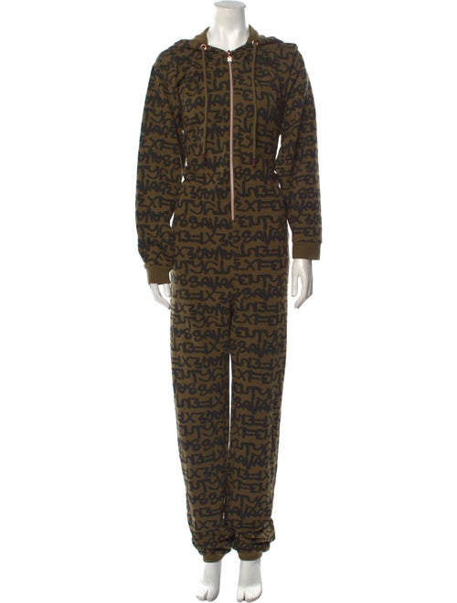 Savage Fenty Printed Crew Neck Jumpsuit