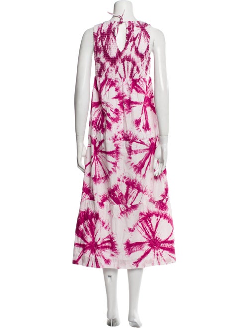 SWF Tie-Dye Print Long Dress
