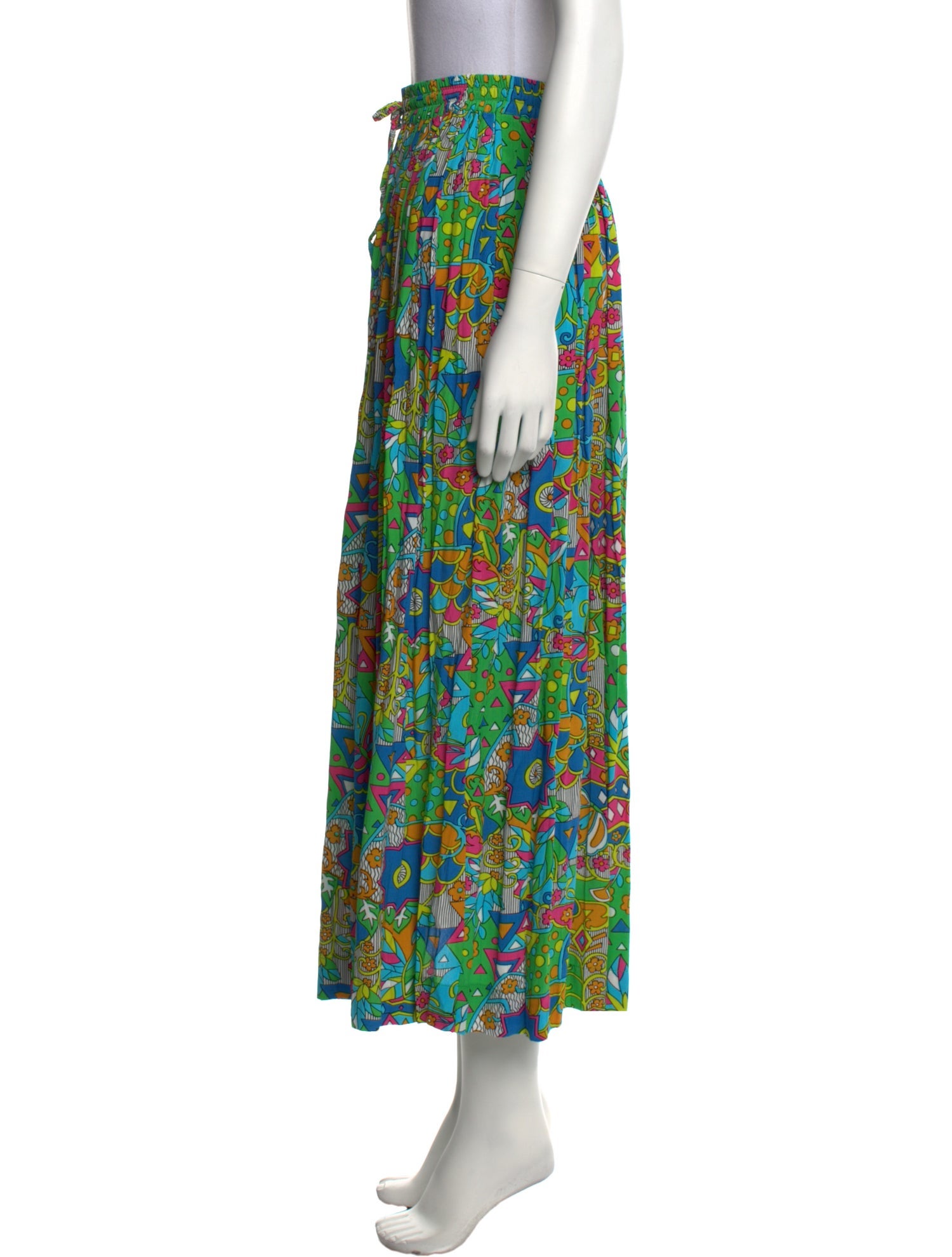 SWF Floral Print Midi Length Skirt