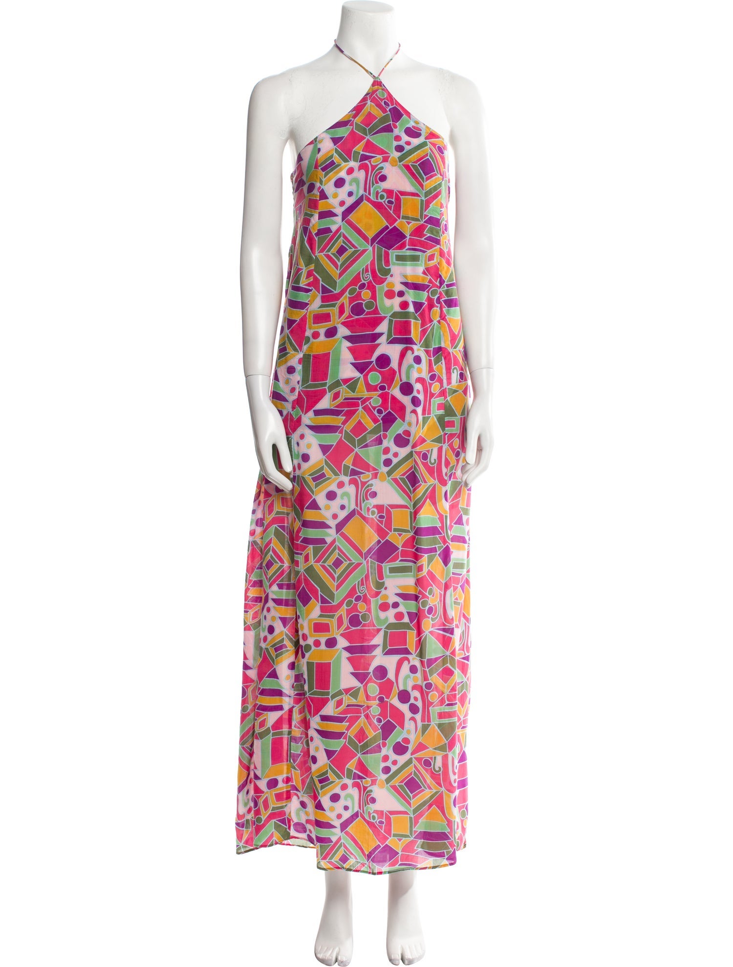 SWF Printed Long Dress