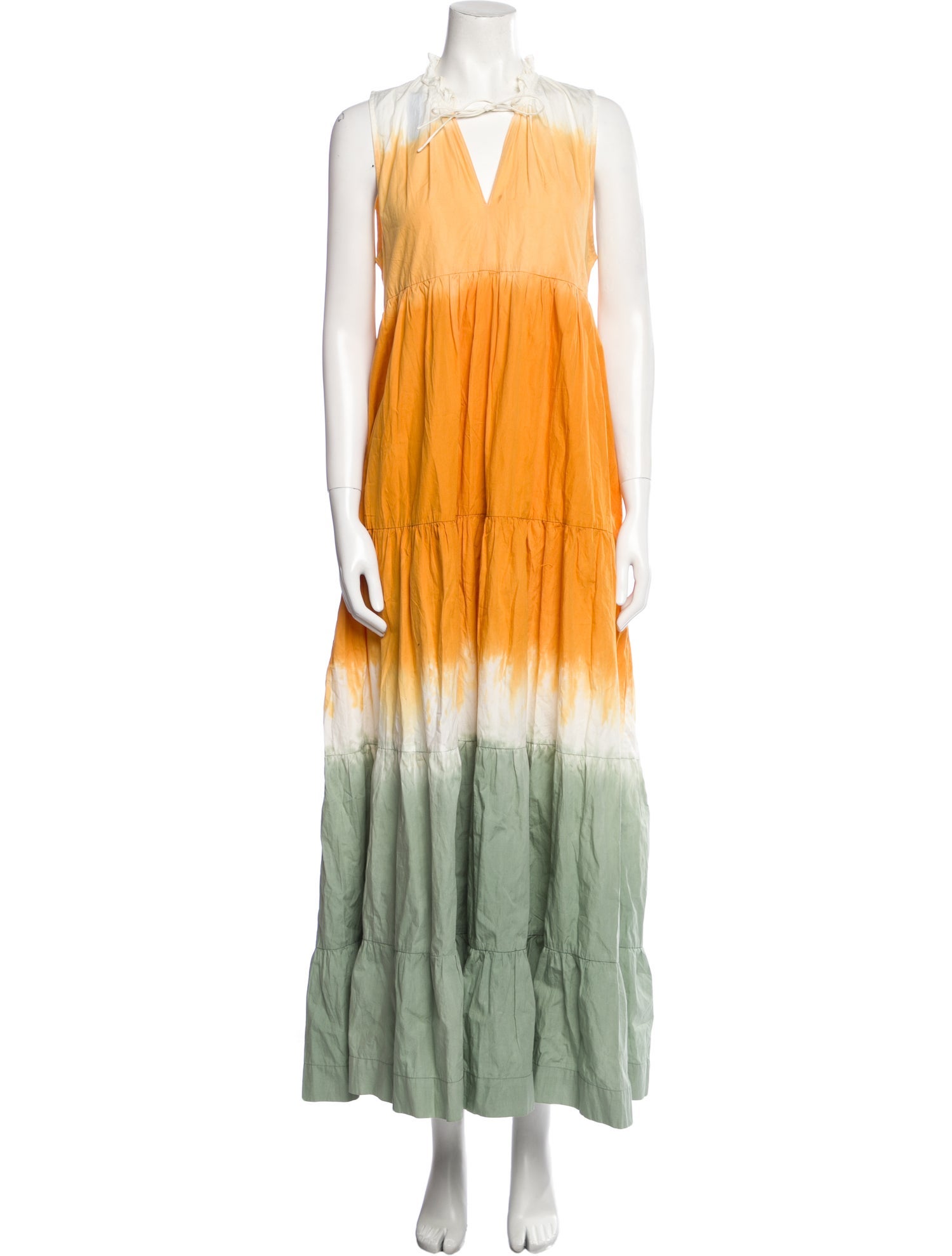 SWF Tie-Dye Print Long Dress