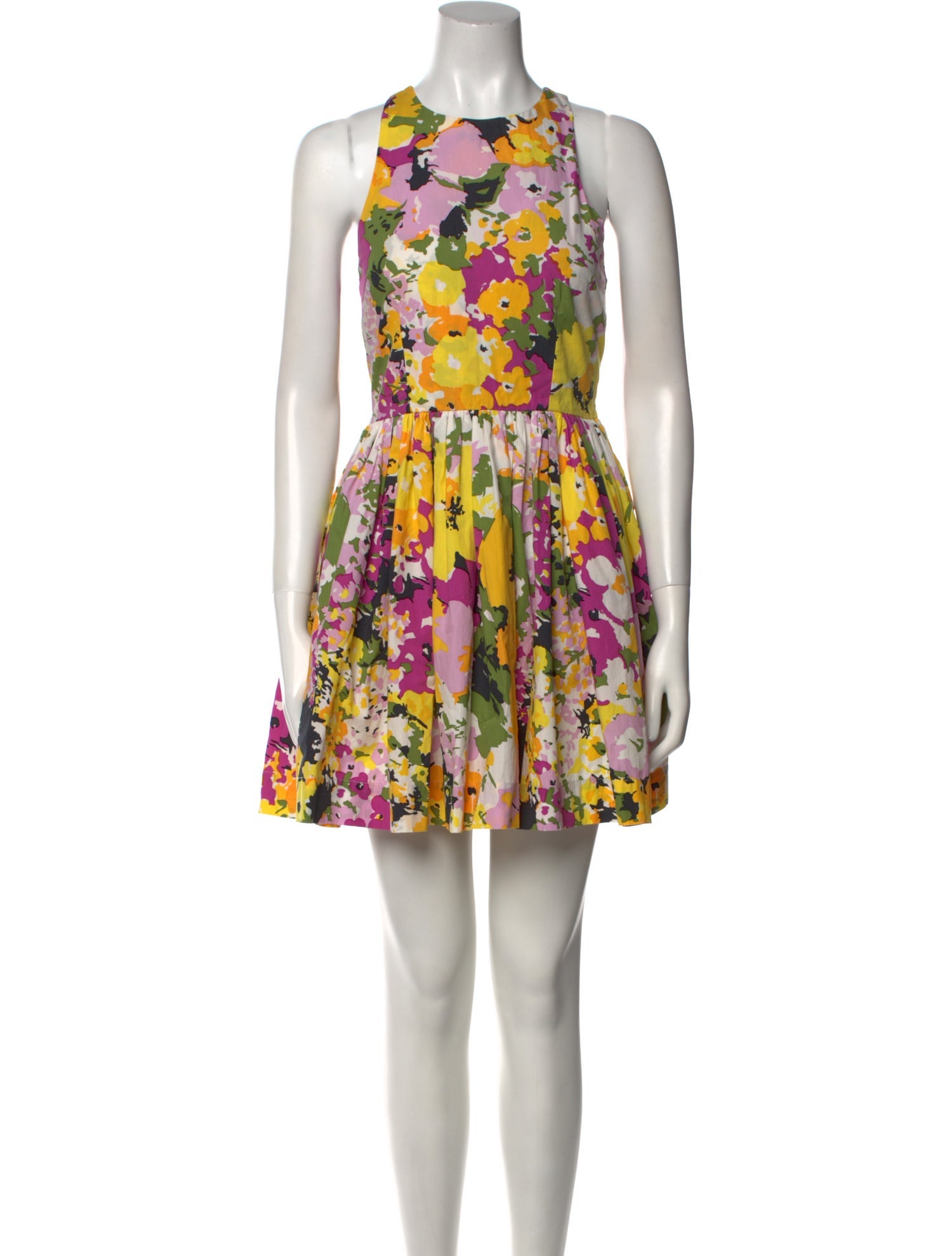 SWF Floral Print Mini Dress