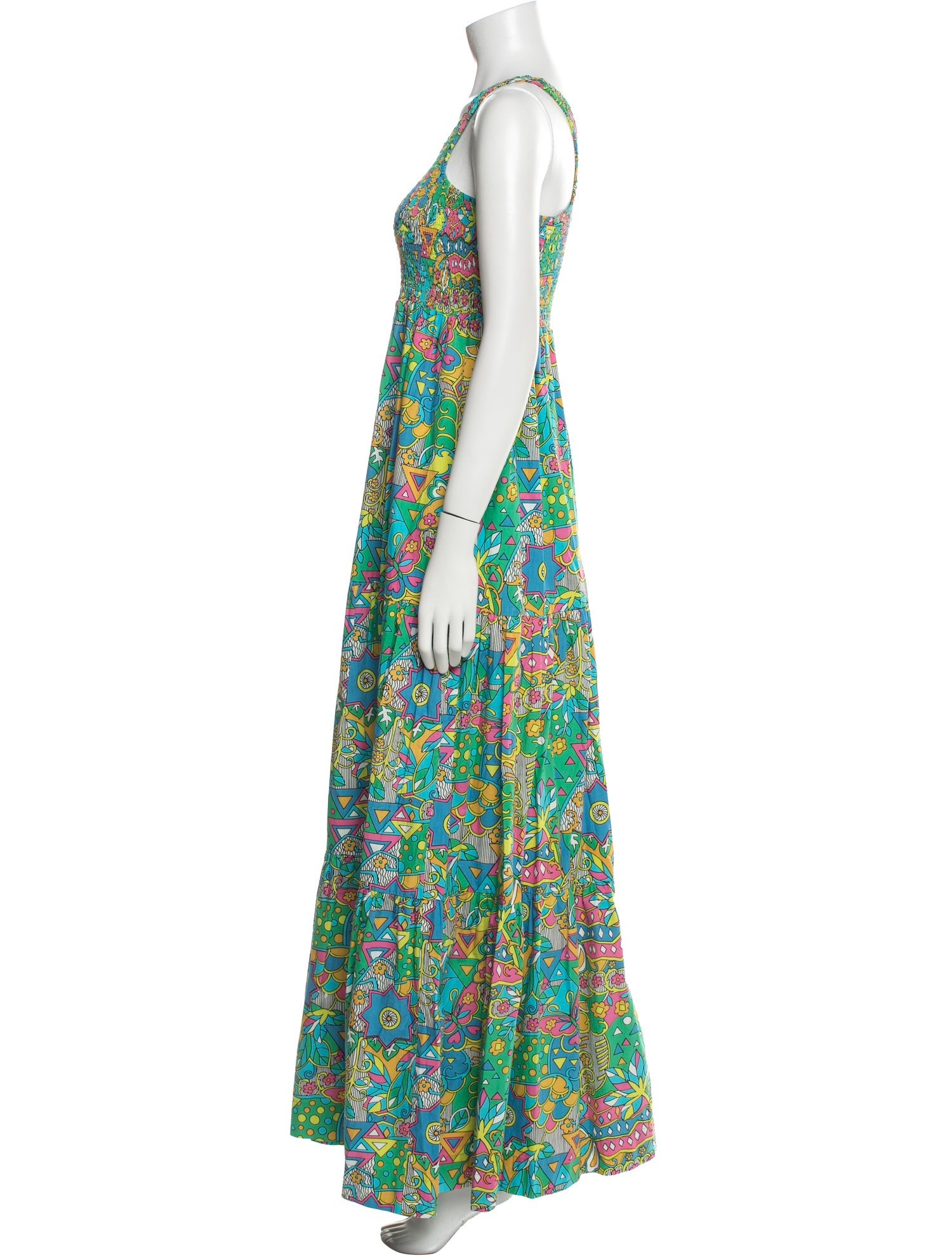 SWF Floral Print Long Dress