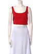 SWF Square Neckline Sleeveless Crop Top