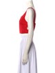 SWF Square Neckline Sleeveless Crop Top
