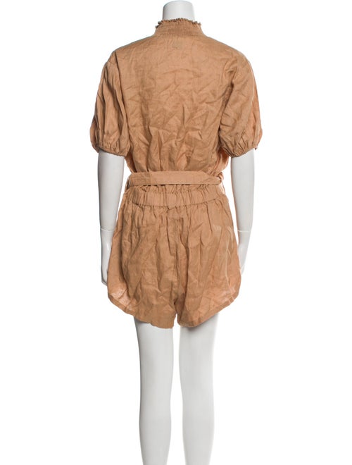 SWF Linen Mock Neck Romper
