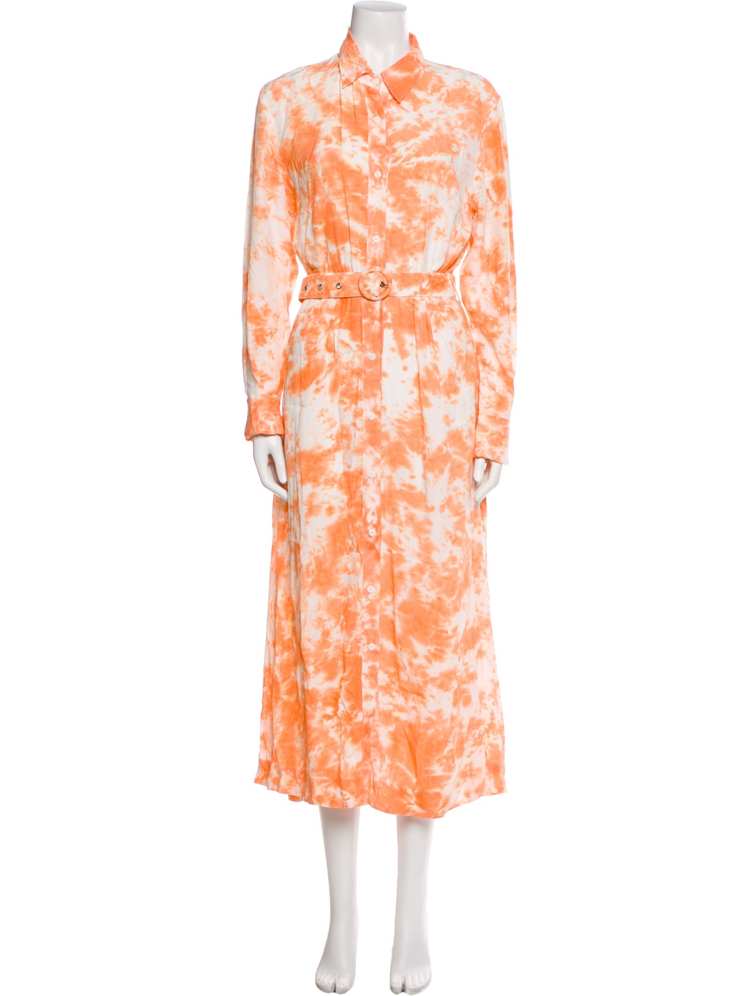 SWF Tie-Dye Print Long Dress