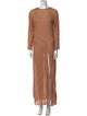 SWF Crew Neck Long Dress